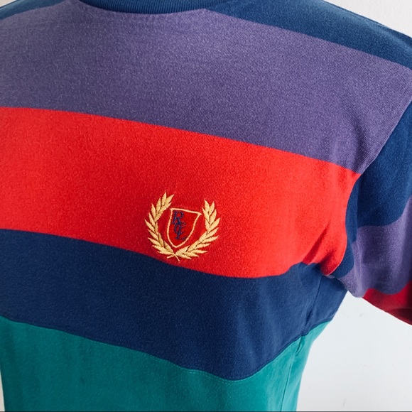 Sail Away 90s sailing cruising color block tee - Picture 4 of 5